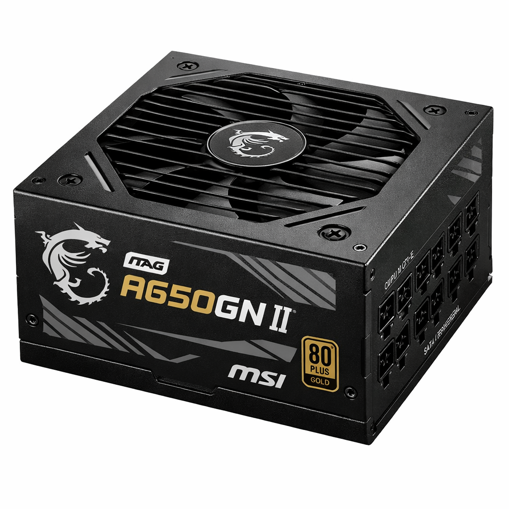 MSI - Power supply - MAG A650GN II 80 Plus Gold ATX
